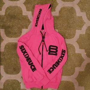 Six Deuce 62 fitness series full zip hoodie sweatshirt jacket M